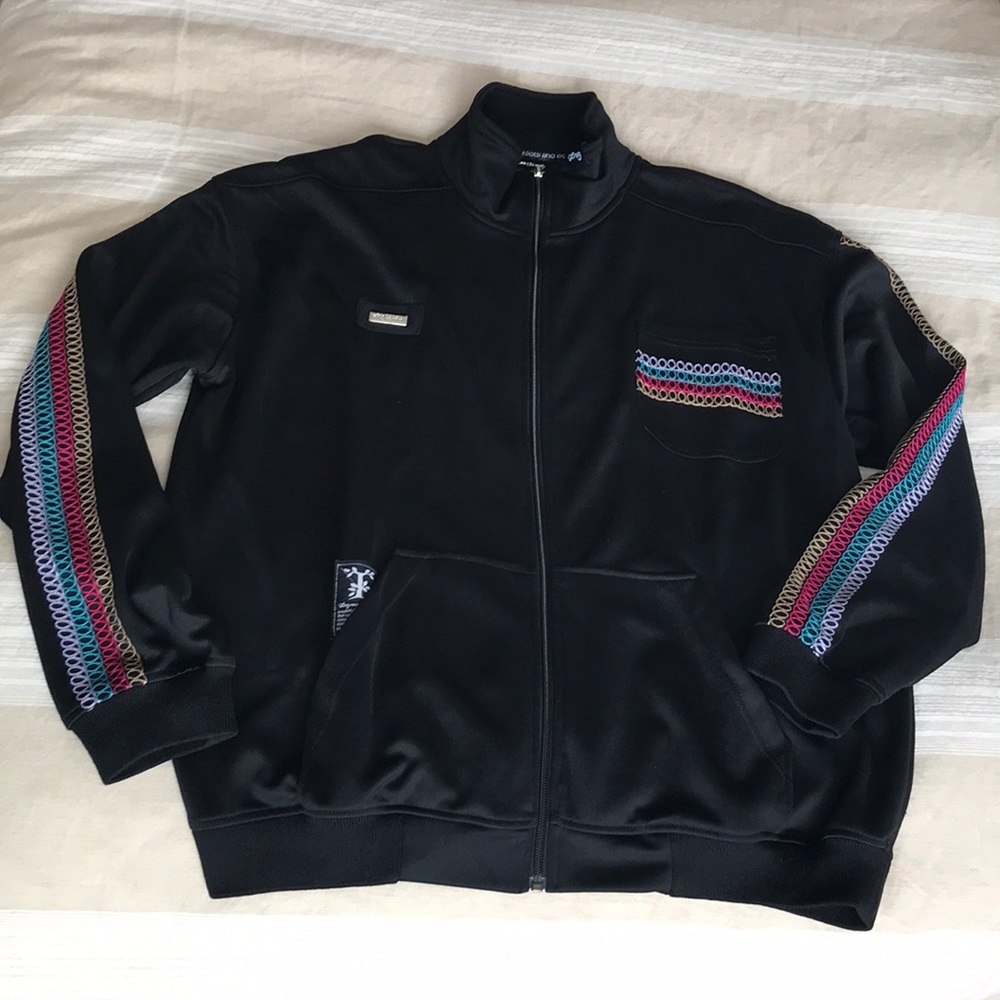 LRG men’s track jacket Black Large